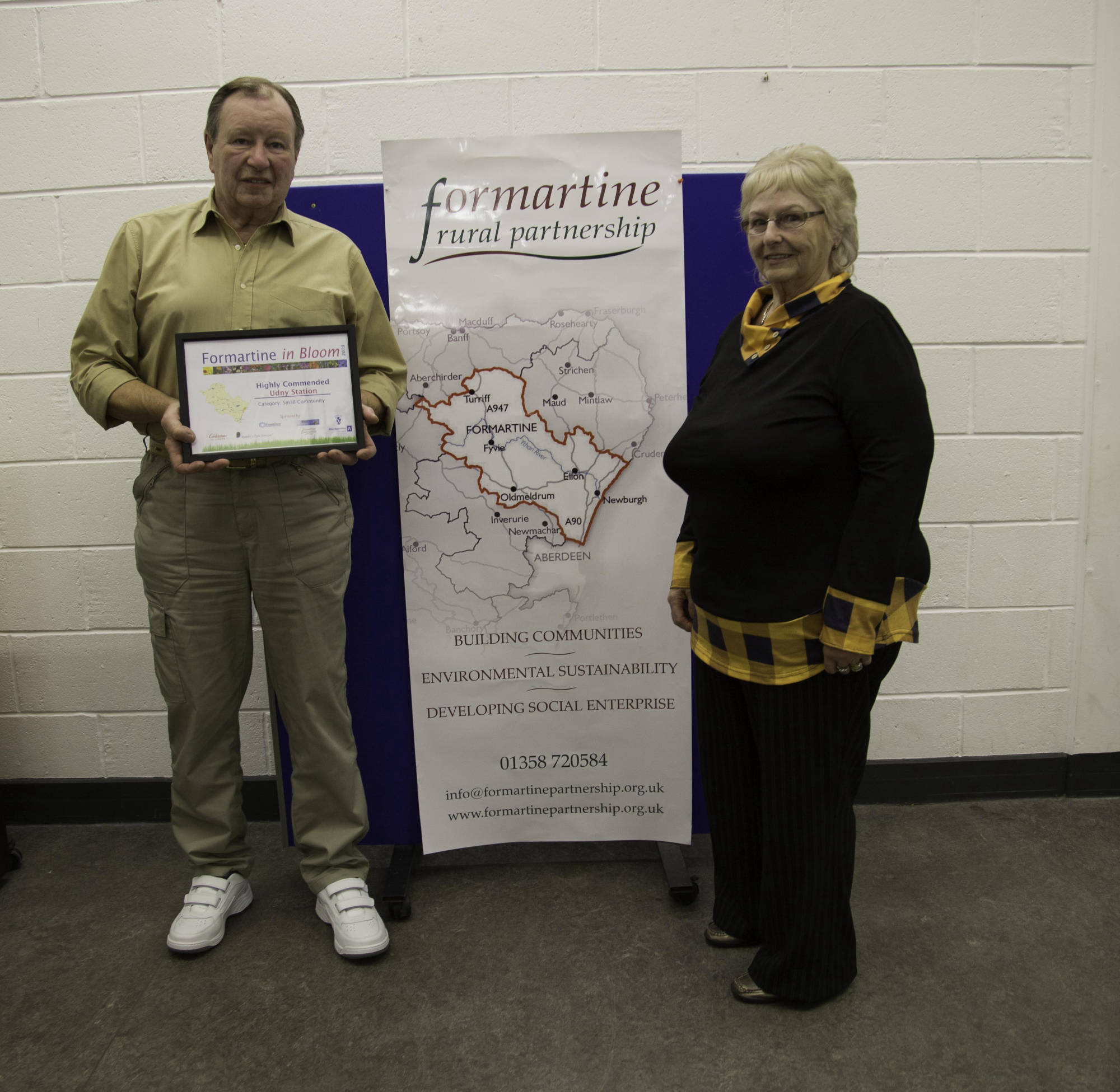 Small community highly commended - Udny Station